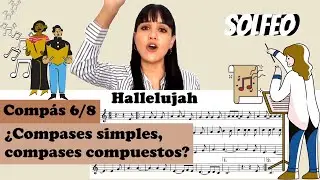 CLASE DE SOLFEO 6 | LEER PARTITURAS | COMPAS 6/8  | MARCELA 🎵