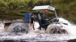 Переправа караката Фёдор , речка Пянда .