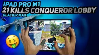 [HANDCAM] 21 KILLS ACE 1 STAR LOBBY | IPAD PRO M1 2021 GAMEPLAY | PUBG MOBILE | 6 Fingers Claw