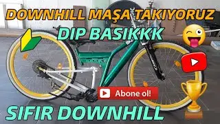 Okanın Bisikletine Downhill Maşa Takıyoruzz I BasıkBisikletToplama I 