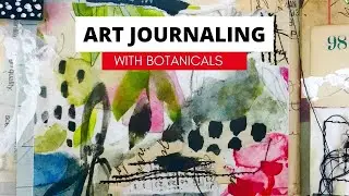 Watch the Process Art Journal Page: Vanilla