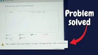 We Couldn’t Find Any Drives To Get A Storage Driver