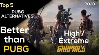 Top 5 Games Like PUBG MOBILE | PUBG MOBILE Alternatives | Games Like PUBG ANDROID/IOS | 2020