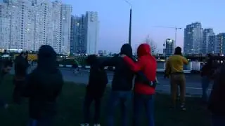 23.04.2015 Бойня на Осокорках, менты в гражданском стреляют в людей, часть-2