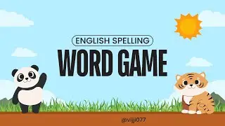 Mix & Match Letters: Can You Spell the Mystery Word? 🧠 (Word Scramble Game) By   vijji077