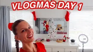 DECORATING MY ROOM FOR CHRISTMAS! |Vlogmas day 1
