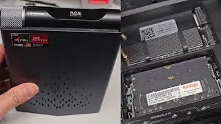 ACEMAGICIAN Gaming PC, AMR5 AMD Ryzen 5 Desktop Computer Small PC RAM SSD Upgrade Replacement Repair