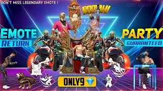 Emote Party Event Free Fire | Emote Party Event Return Date | Emote Party Event Kab Aayega