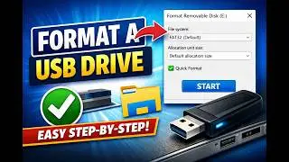 How to Format a USB Drive on Windows (Easy Method)