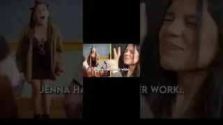 she hates her work 😭💀 #jennaortega #wednesdayaddams #shorts