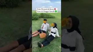 Foto Preweding Di Pinggir Sawah | 