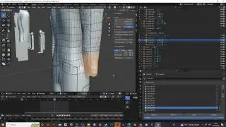 Blender 4.1 Tutorial - How to assign vertices to another vertex group saving bone weights