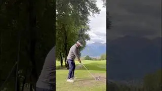 High draw ⛳️ #golfshorts #golf #golfswing