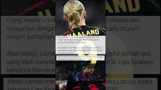 Haaland Kian Dekat Dengan Sepatu Emas😲❗❗