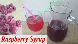 Homemade Raspberry Syrup #Shorts