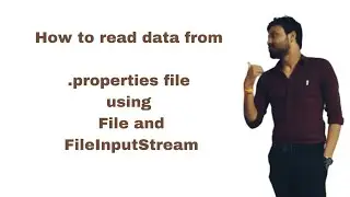 How to read data from    .properties file    
