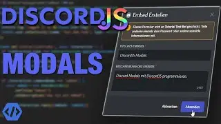 Discord Modals mit DiscordJS