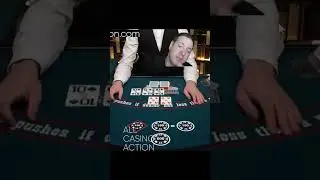 BETTING $1050 ON A SINGLE HAND OF ULTIMATE TEXAS HOLD'EM AND WINNING HUGE! #poker #casino #shorts