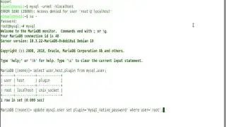 MySQL/MariaDB Error 1698 (28000): Access denied for user root@localhost
