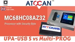 MC68HC08AZ32 processor - UPA-USB S vs Multi-PROG