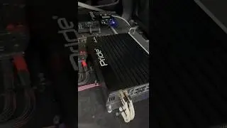 Работа аудиосистемы с 2-мя усилителями #автозвук #speaker #sound #music #automobile #subwoofer