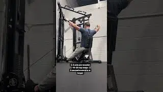 Seated low cable lateral raises 3/1/0/1 tempo w/voiceover #shouldertraining #hypertrophy #cables