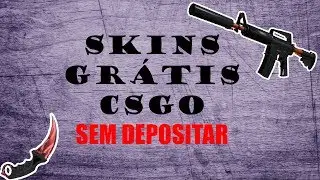 SKINS GRÁTIS NO CSGO SEM DEPOSITAR! FUNCIONA MESMO