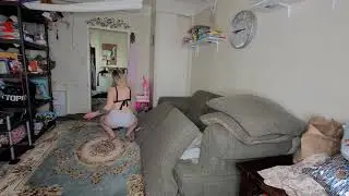 Cleaning video bikini 👙 try-on.
