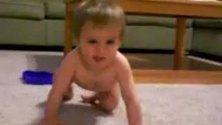 The W Man crawling