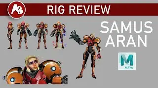 Samus Aran - (free) Maya Animation Rig - Review