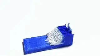 PIC/FLIP Fluid Simulation - Lego Dam Break