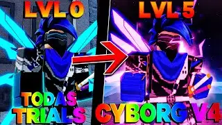 DESPERTEI A RAÇA CYBORG V4 POR COMPLETO NO BLOX FRUITS E PEGUEI TODAS HABILIDADES!