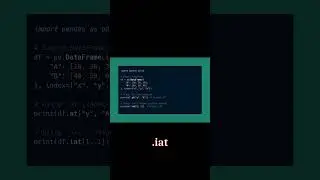 Pandas Trick: Use .at and .iat for Faster Scalar Access