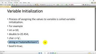 5-Variables in C# | Variable Declaration & Initialization