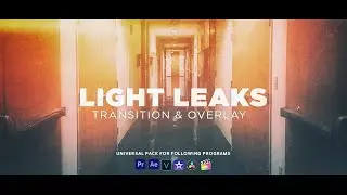 30 Professional Light Leaks Transition & Film Burn Overlay Pack