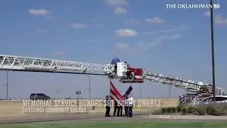 Sgt. Bobby Swartz's saluted with last call from Oklahoma County Sheriff radio