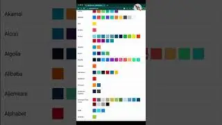 Brandcolors - biggest collection of official brand color codes - Color Resources - part 9 #shorts