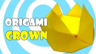Easy Paper Origami Crown Instructions