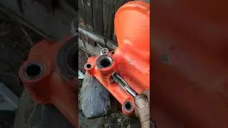 Подключение  к центрифуге д-245 масляного радиатора