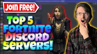 Top 5 BEST Fortnite Discord Servers To Join in 2022! (Best Fortnite Discords + Links)