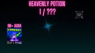 USING HEAVENLY POTION 1 AND COOKED A 1M+ AURA - SolsRng