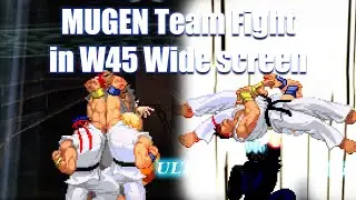 Ryu and Ken Friend team super VS Akuma and Chun Li (Double Shoryuken)