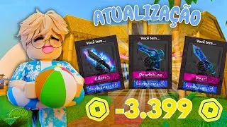 COMPRANDO AS NOVAS FACAS DA ATUALIZAÇÃO DE VERÃO DO MM2 (Murder Mystery 2)