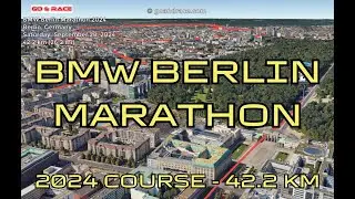BMW Berlin Marathon 2024: fly over the marathon course!