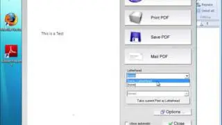 Create PDF, apply Letter and sign with Aloaha PDF suite on Windows 7