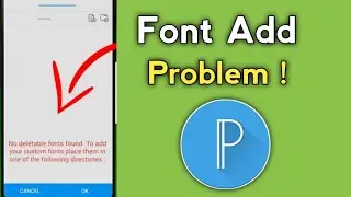 Pixellab Font Add Problem Solved | 2023