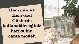 Çok şık burslu çanta yapımı