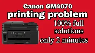 Canon gm4070 printing problem | Canon gm4070 printer 5200 error | Canon gm4070 blank page |