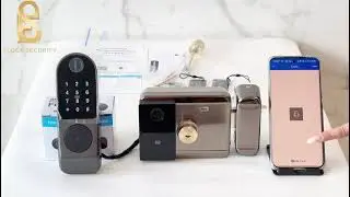 TTLOCK Smart Door Lock ES2088NF 3 Operation, Home Security,  Digital Lock, Smart Home, IoT Devices.