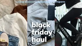 Black Friday Haul (2023)  ⛄️黑五购物分享pt.2 超值折扣｜peloton完美平替 始祖鸟 泰迪熊外套 冬季毛衣 牛仔衬衫｜Yesoul G1 Bike Review